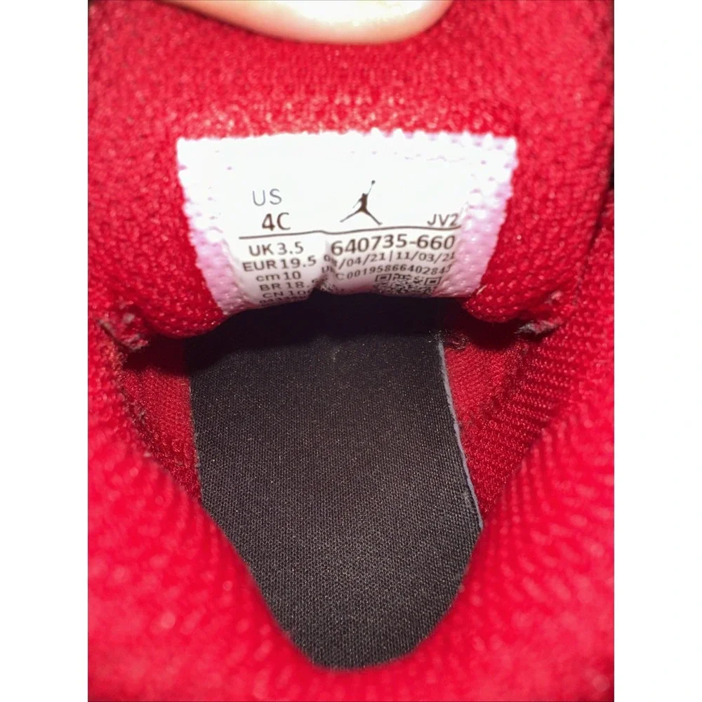 Toddler Nike Air Jordan 1 Mid Athletic Shoes 'Reverse Bred' 640735 660 - Size 4C
